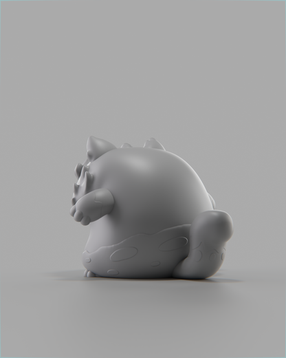 Grumpii - Yokai Neko - Akaonii Neko
