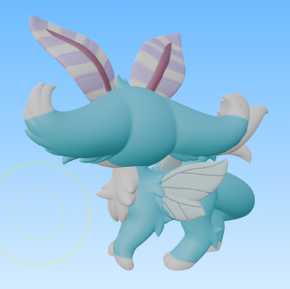 Leylina Figurines - July 2026 - Moth Dragon