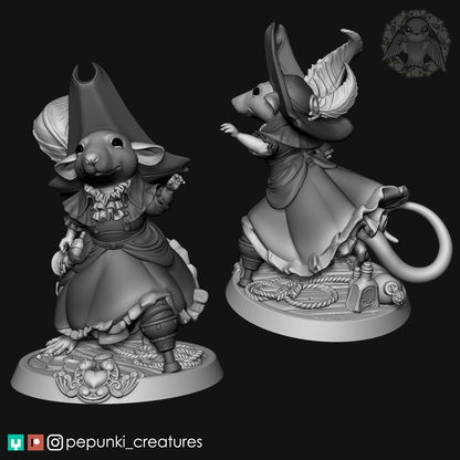 Pepunki Creatures - Rat Pirate Captain