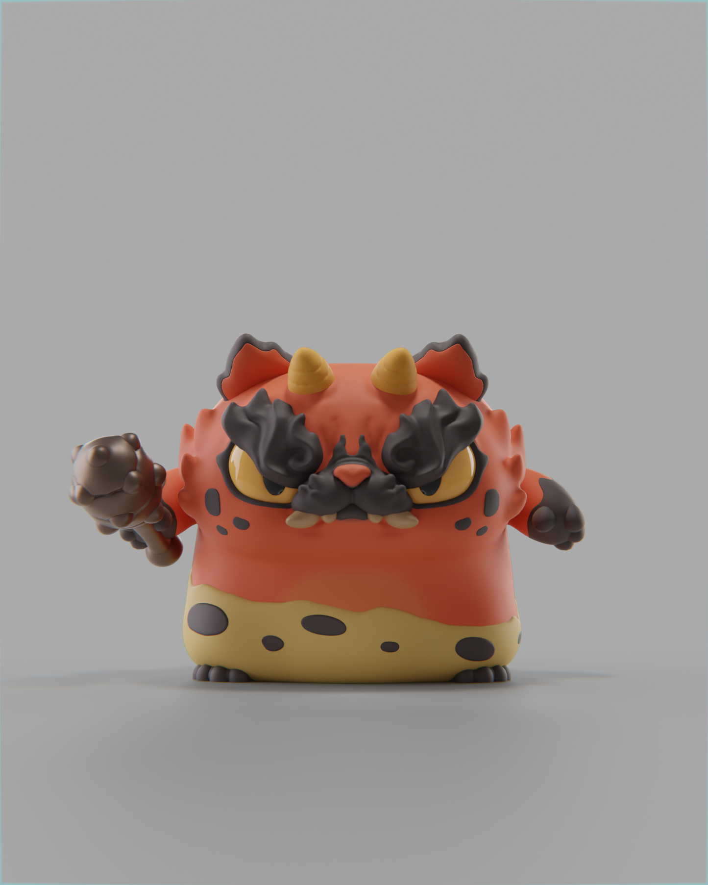 Grumpii - Yokai Neko - Akaonii Neko