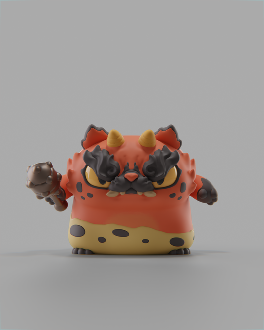 Grumpii - Yokai Neko - Akaonii Neko