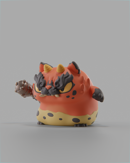 Grumpii - Yokai Neko - Akaonii Neko