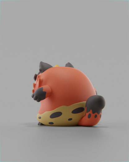 Grumpii - Yokai Neko - Akaonii Neko