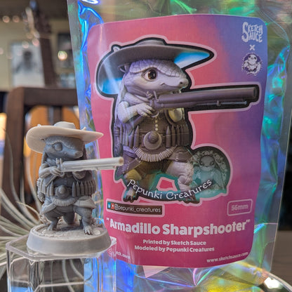 Pepunki Creatures - Armadillo Sharpshooter