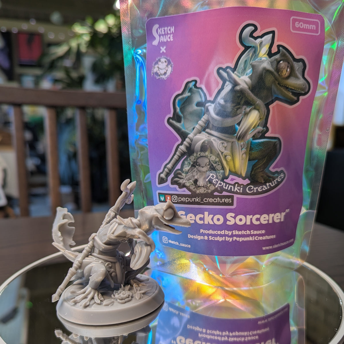 Pepunki Creatures - Leaf-Tail Gecko Sorceress