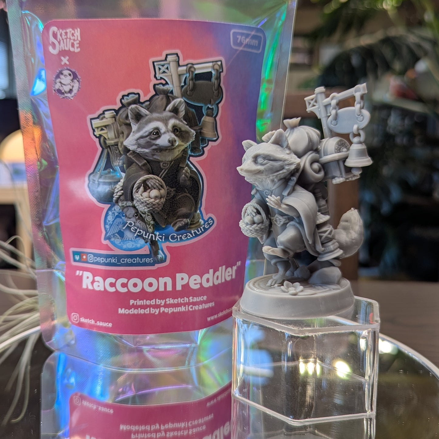 Pepunki Creatures - Raccoon Peddler