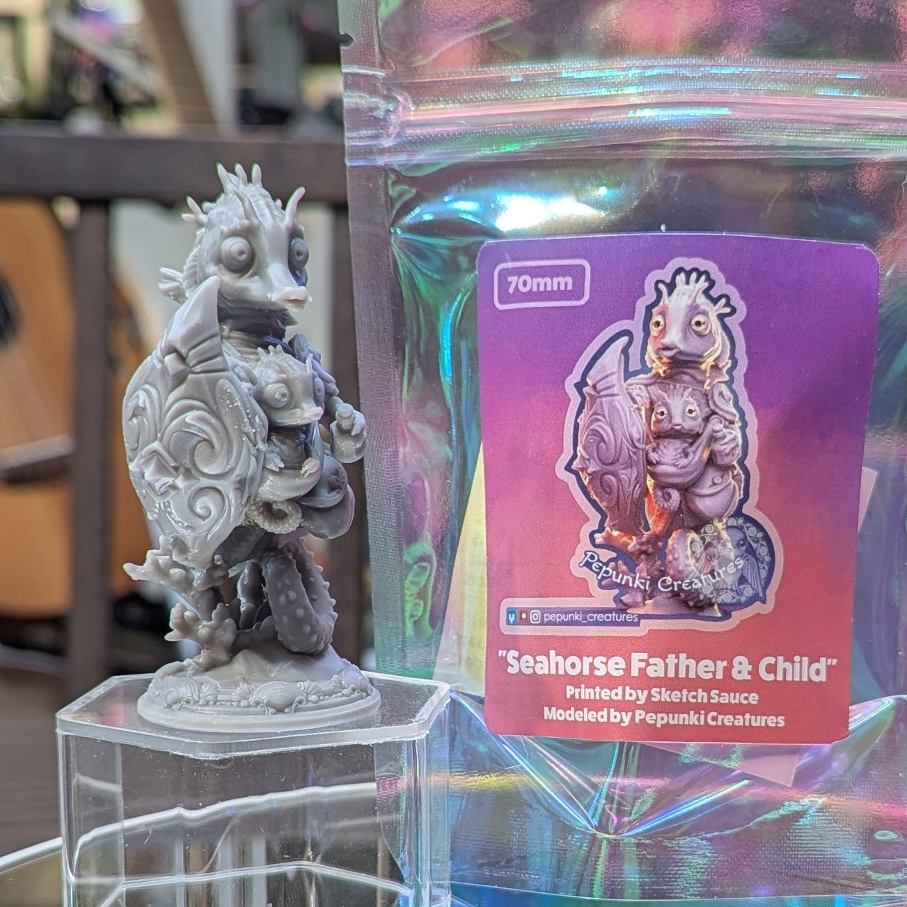 Pepunki Creatures - Papa Seahorse Guardsman