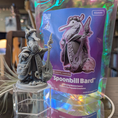 Pepunki Creatures - Spoonbill Bard