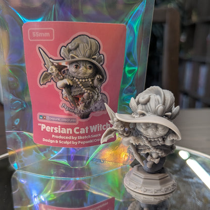 Pepunki Creatures - Persian Cat Witch