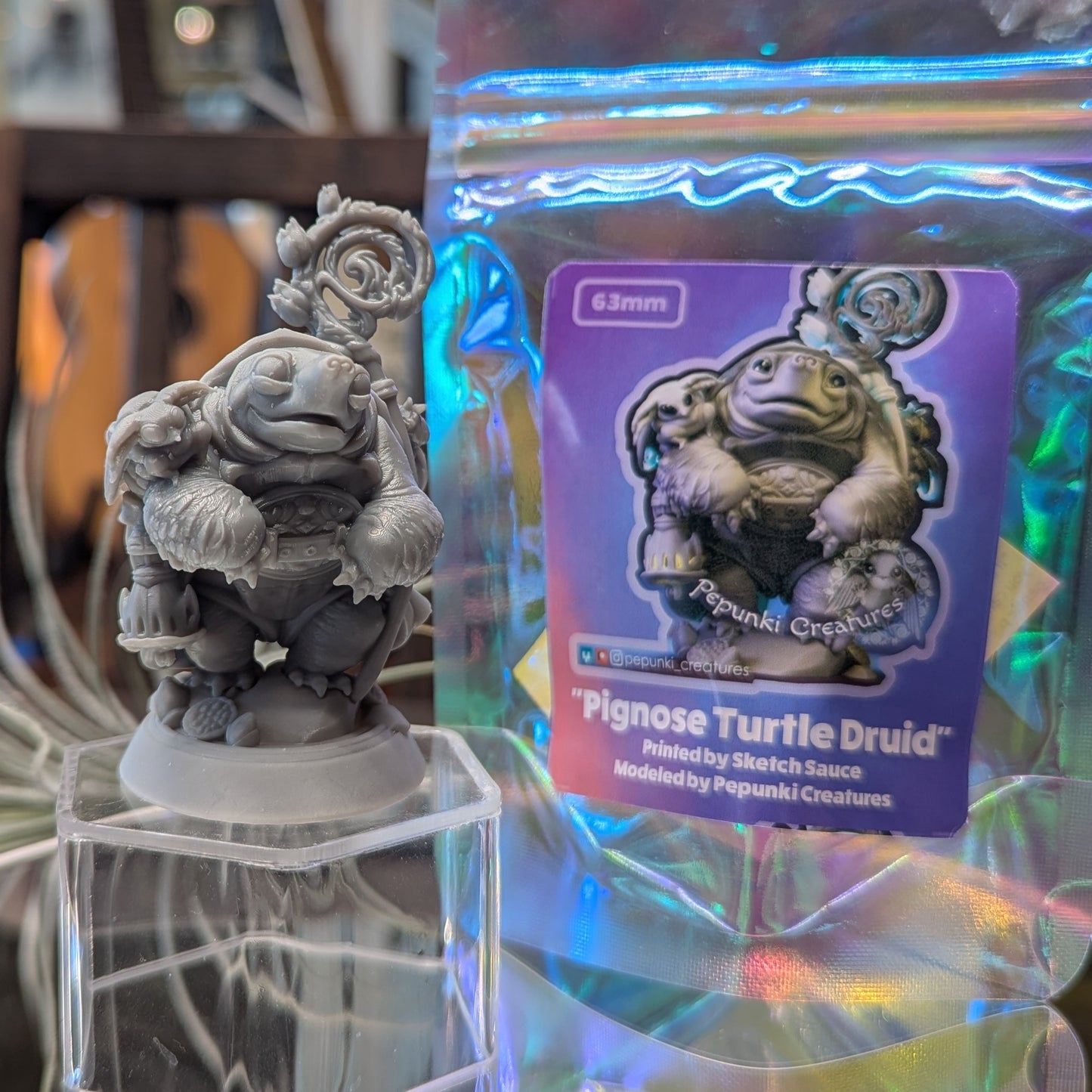 Pepunki Creatures - Pignose Turtle Druid
