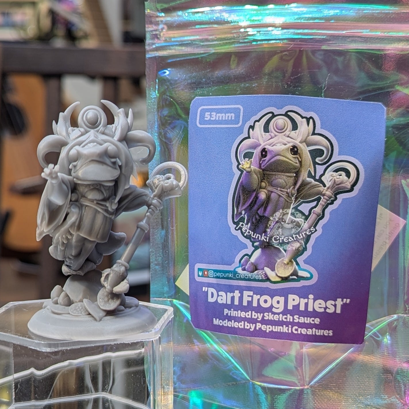 Pepunki Creatures - Poison Dart Frog Priest