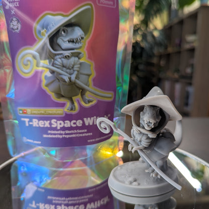 Pepunki Creatures - T-Rex Space Witch
