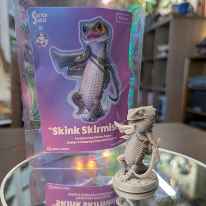 Pepunki Creatures - Red-Eyed Crocodile Skink Skirmisher