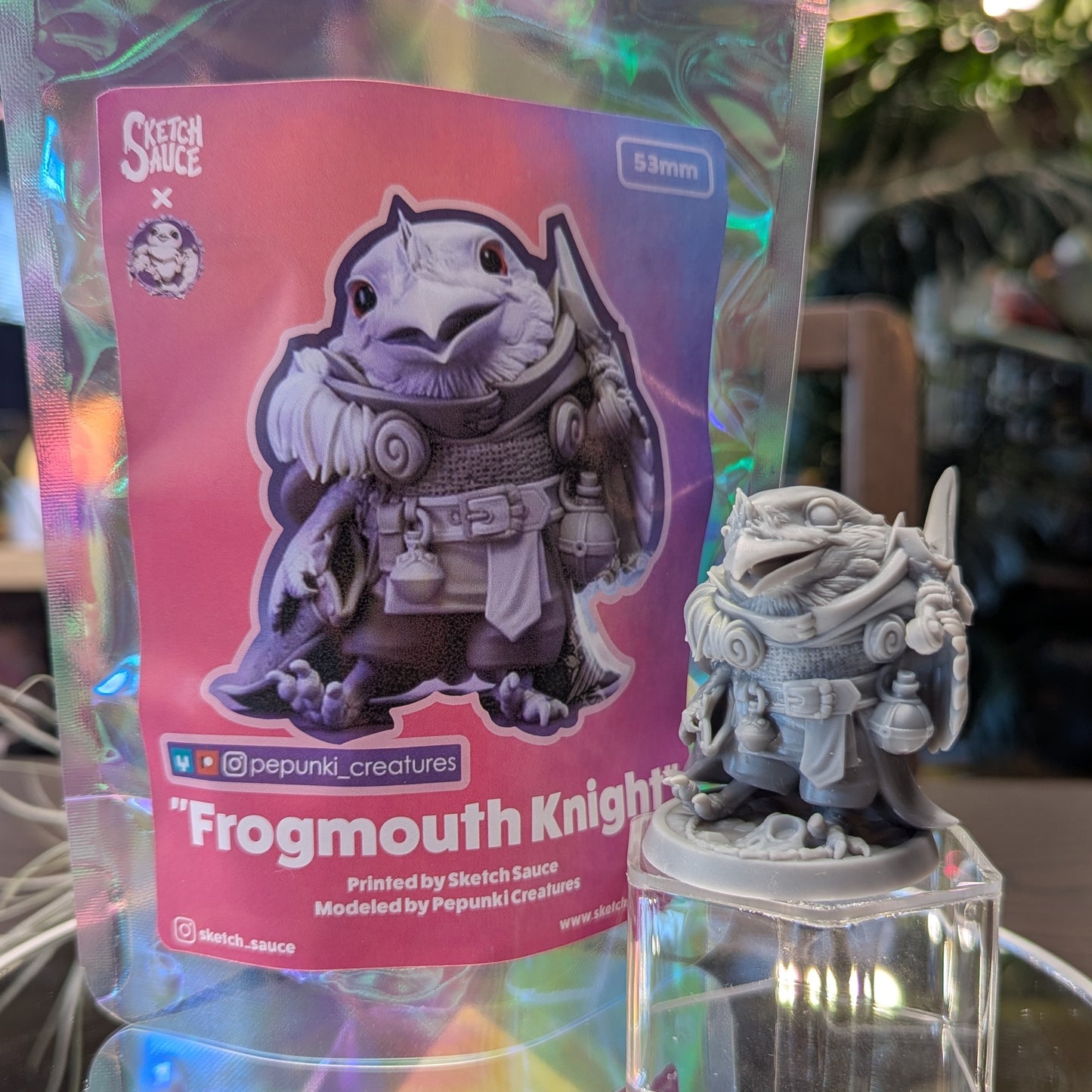 Pepunki Creatures - Frogmouth Knight