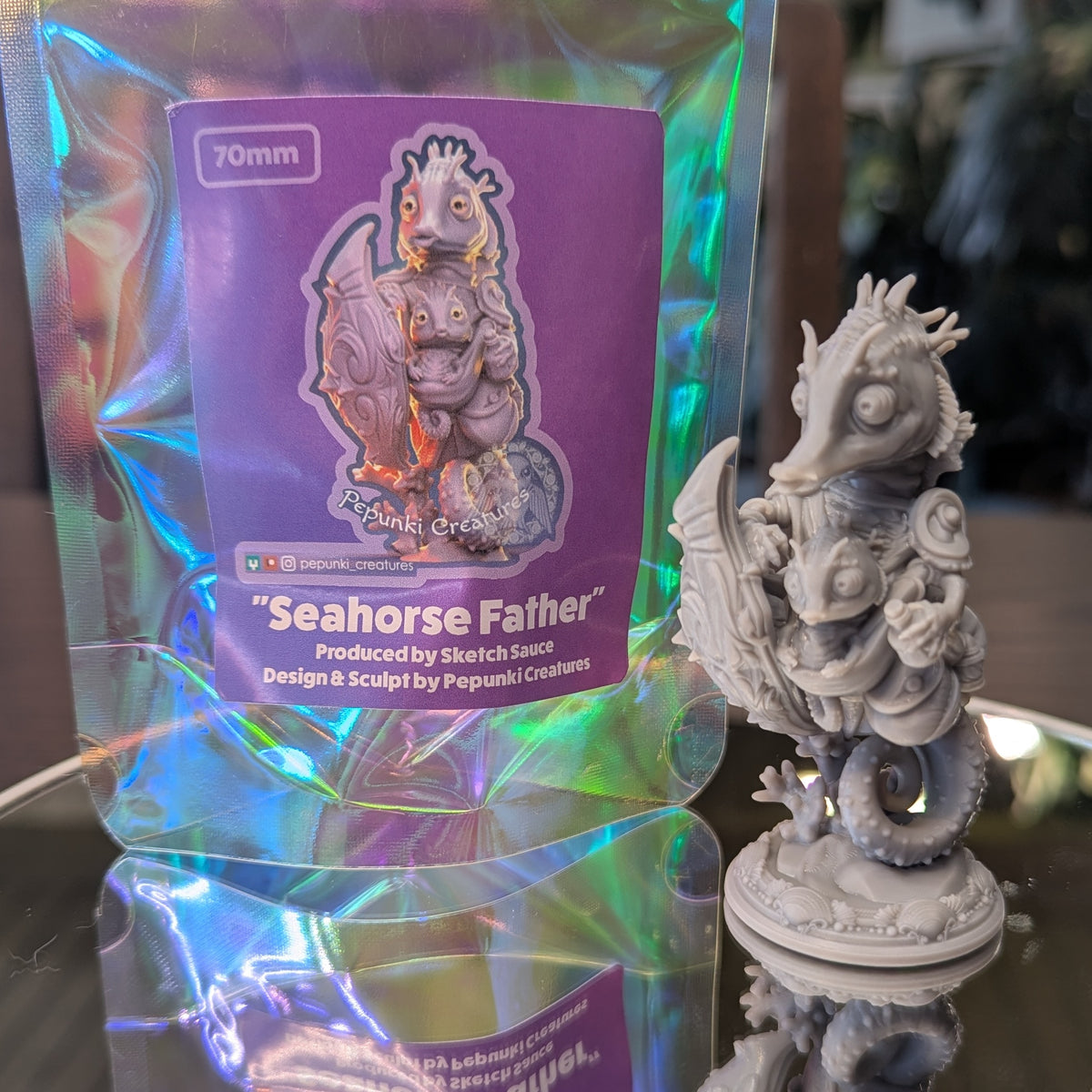 Pepunki Creatures - Seahorse Father & Child