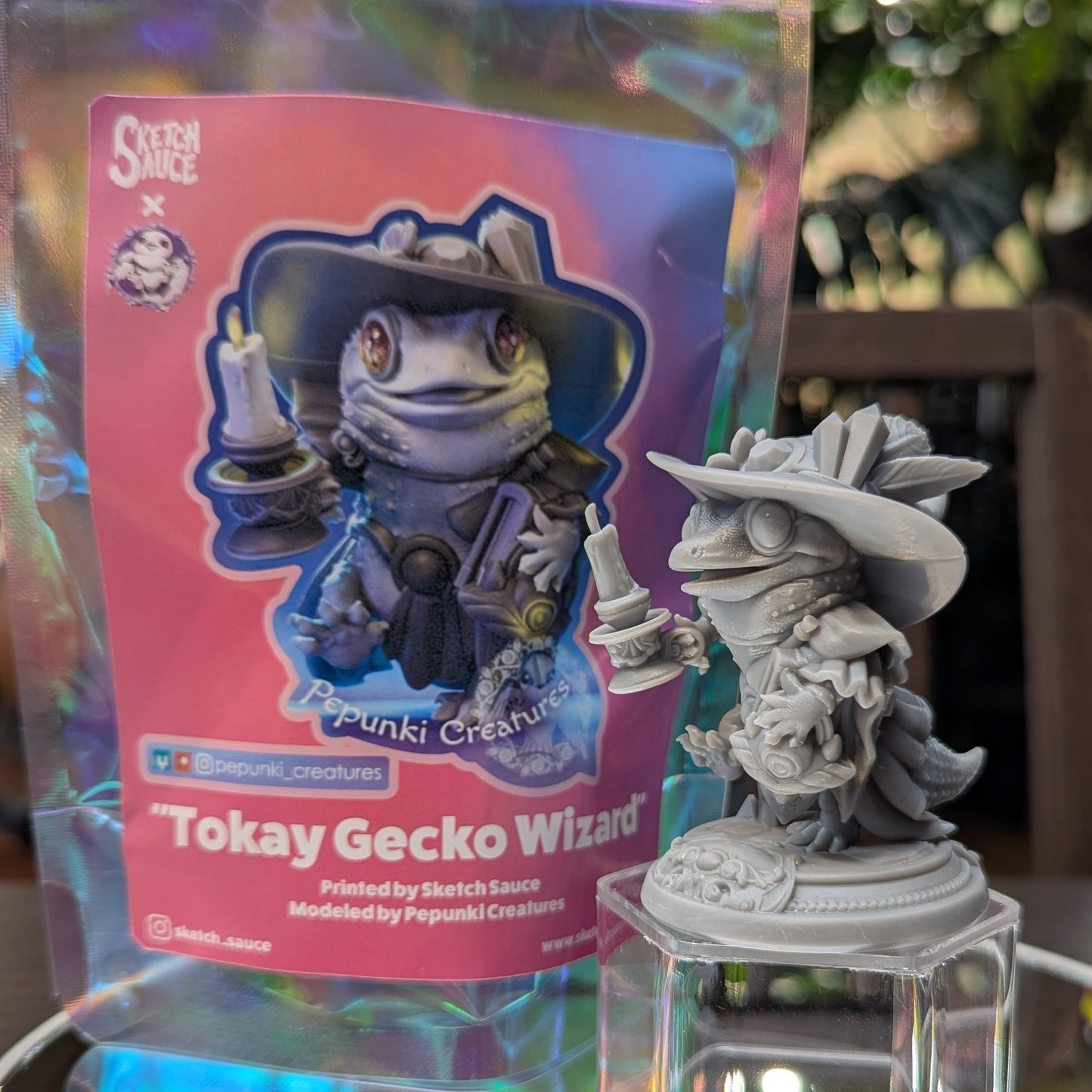 Pepunki Creatures - Tokay Gecko Wizard