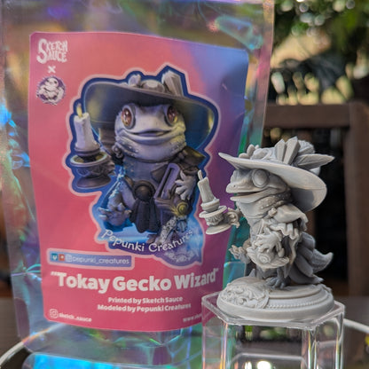Pepunki Creatures - Tokay Gecko Wizard