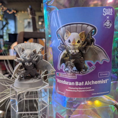 Pepunki Creatures - Honduran White Bat Alchemist
