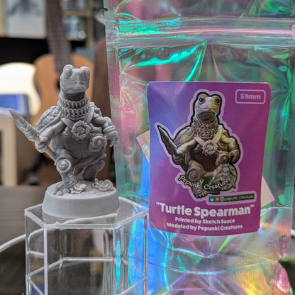 Pepunki Creatures - Turtle Spearman