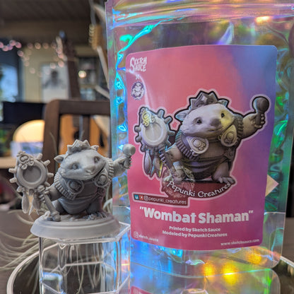 Pepunki Creatures - Wombat Shaman