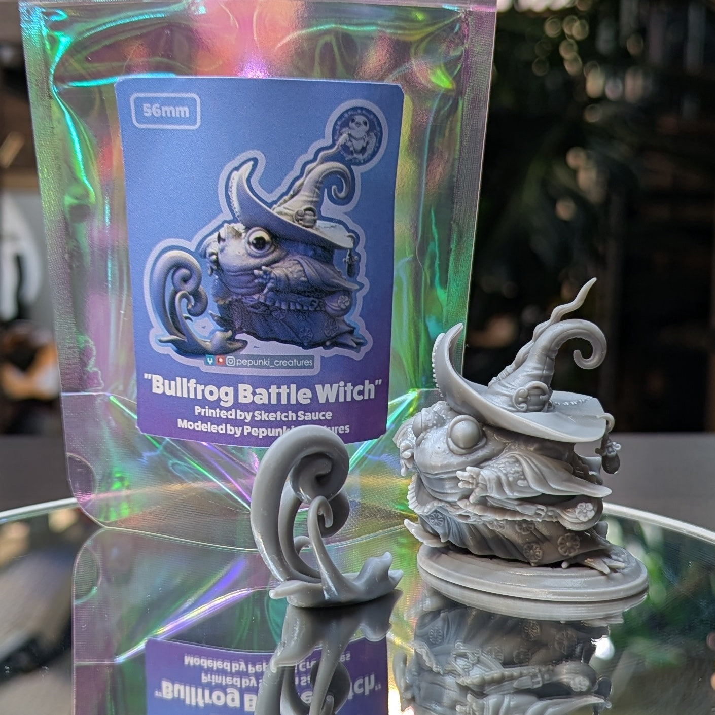 Pepunki Creatures - Bullfrog Battle Witch