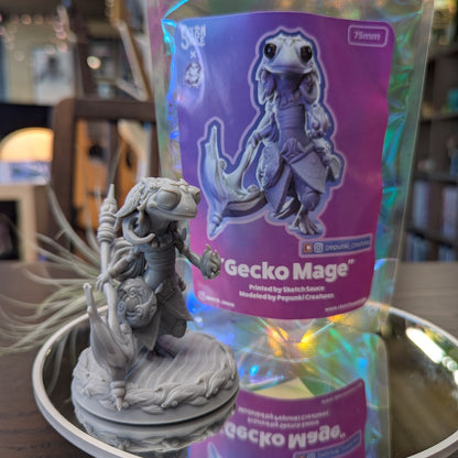 Pepunki Creatures - Fat-Tail Gecko Mage
