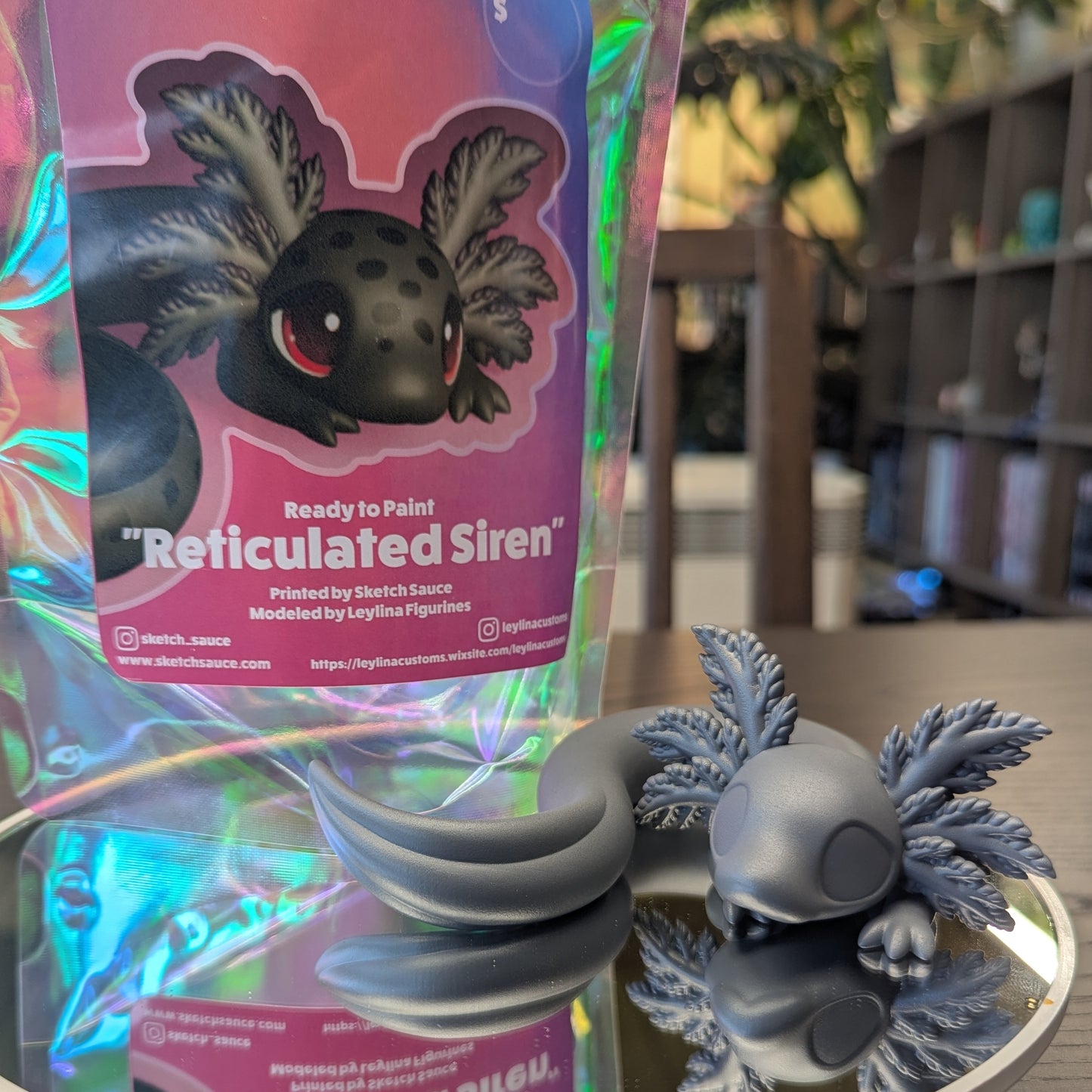 Leylina Figurines - August 2025 - Reticulated Siren