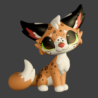 Leylina Figurines - September 2025 - Mushroom Cat/Cat