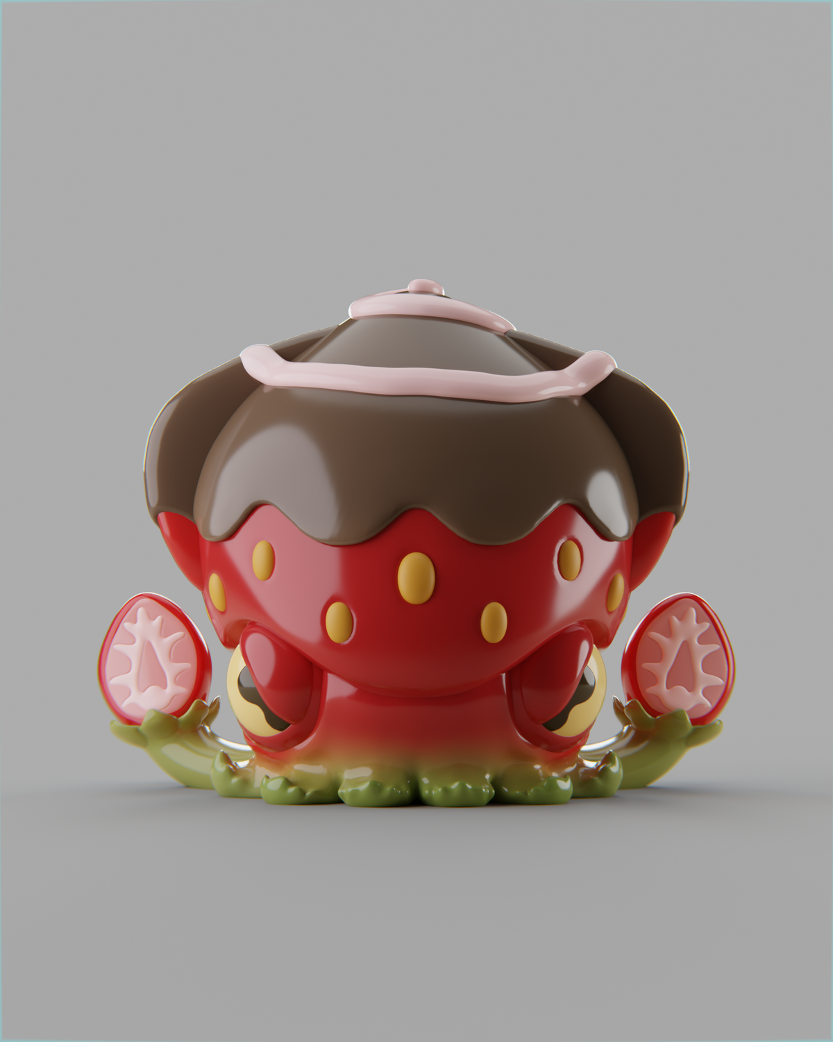 Grumpii - Squids - Strawberry Squid
