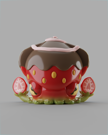 Grumpii - Squids - Strawberry Squid
