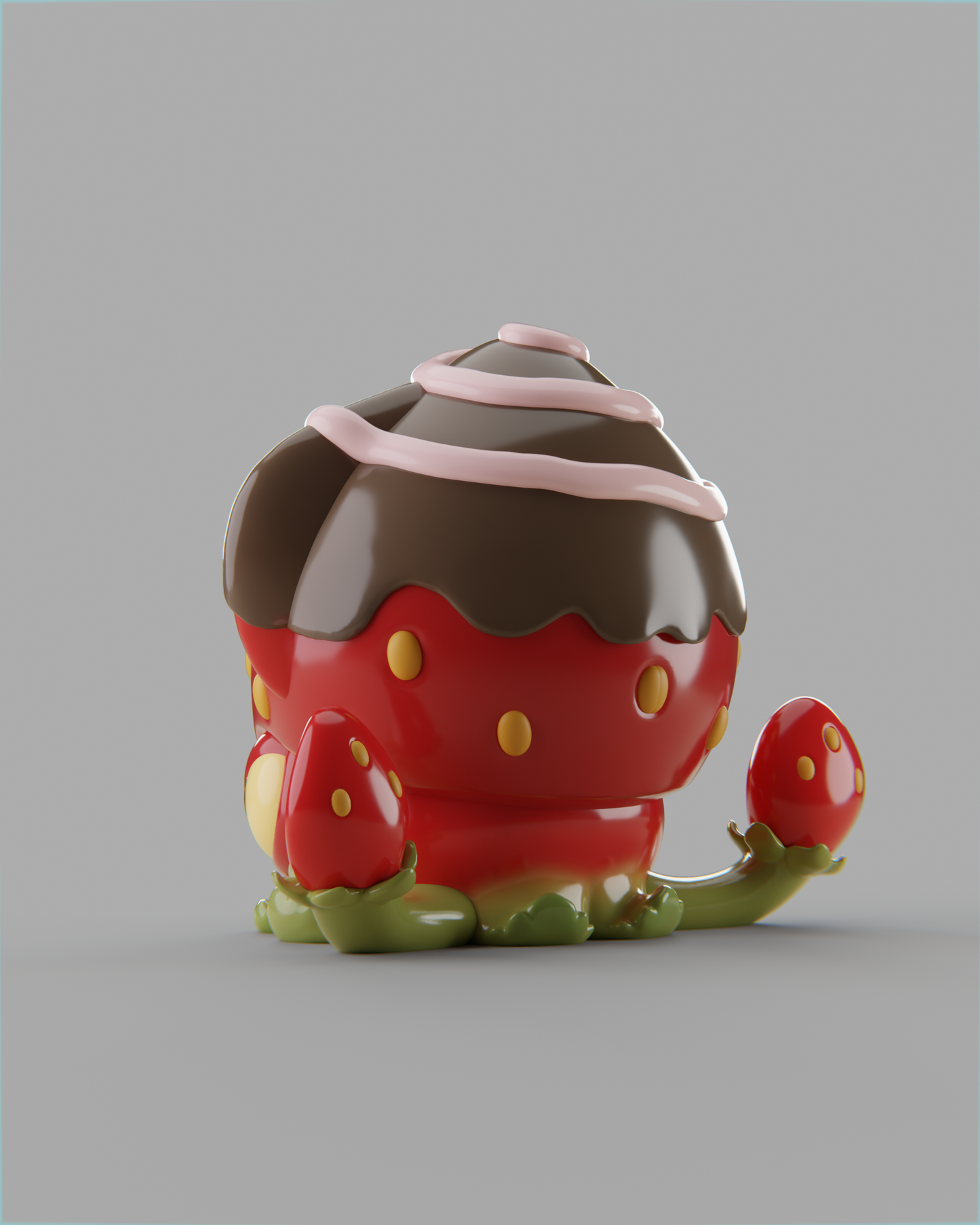 Grumpii - Squids - Strawberry Squid