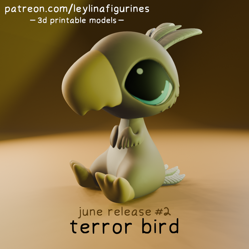 Leylina Figurines - Baby Terror Bird