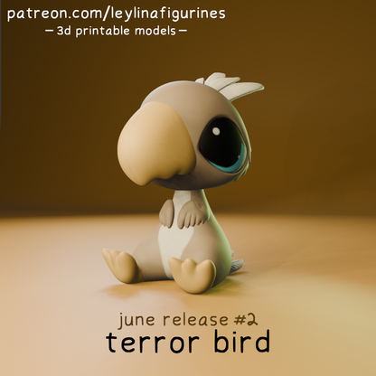 Leylina Figurines - Baby Terror Bird